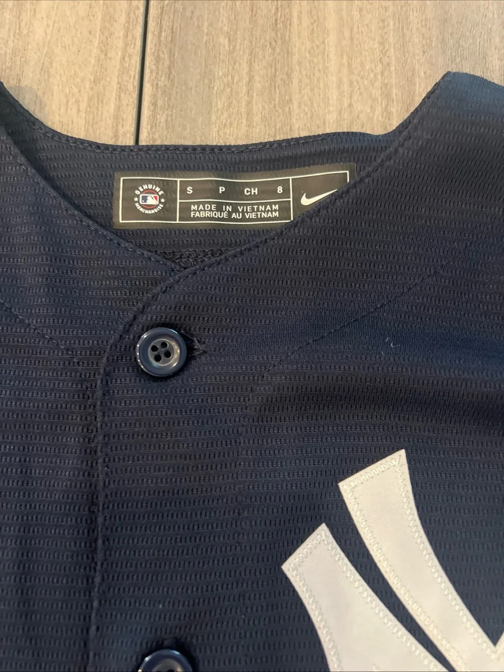 New York Yankees Nike MLB Navy Blue Baseball Jersey - Small Judge #99 Kids